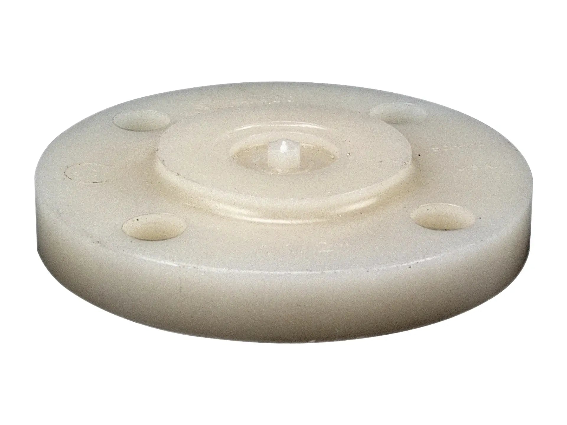 NIBCO CE03500, 1/2 in. Blind Flange Kynar Natural PVDF Schedule 80, One-Piece Solid Design 6619-H
