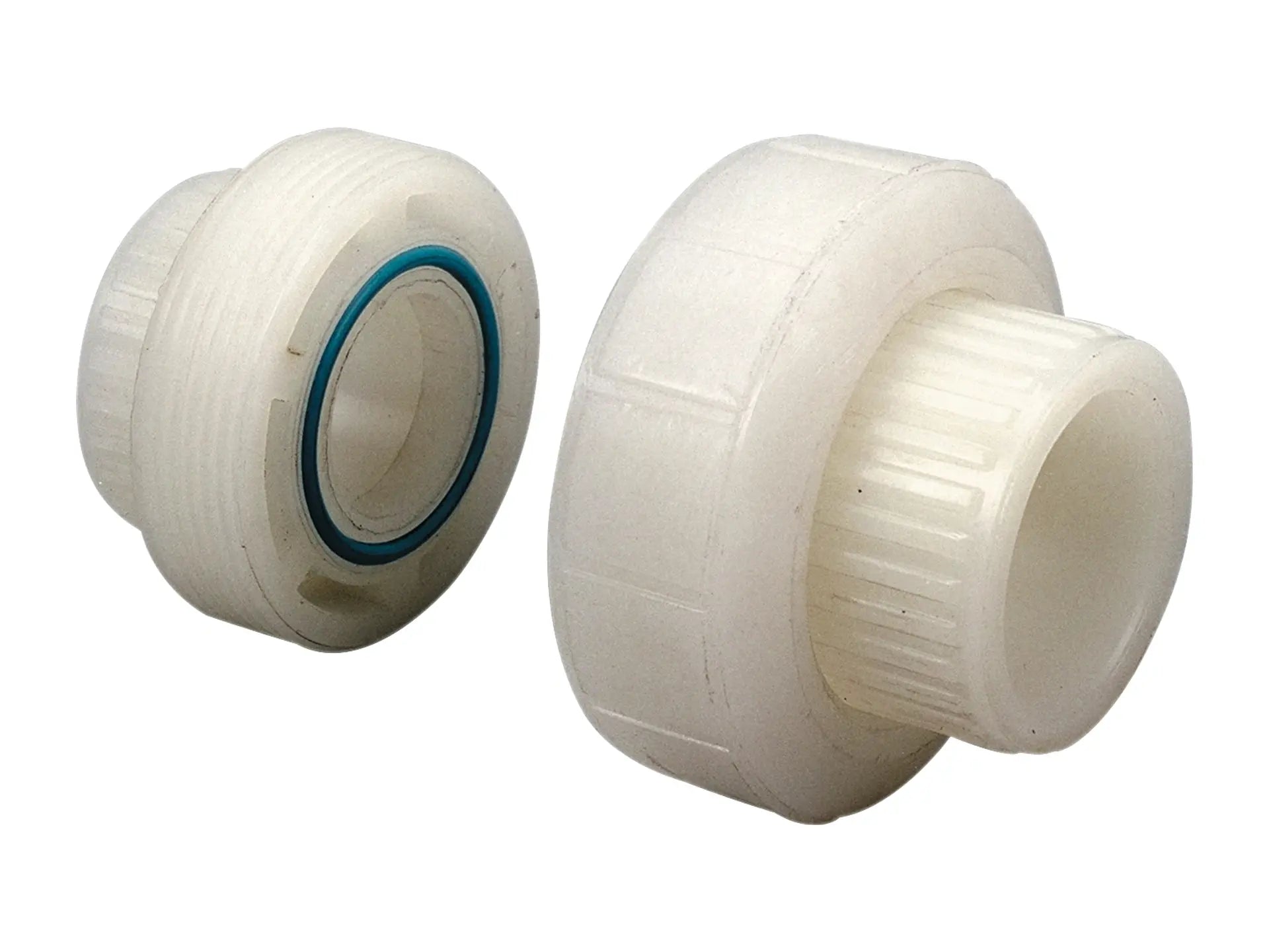 NIBCO CE04000, 1/2 in. FKM Socket Union S x S Kynar Natural PVDF Schedule 80 6633