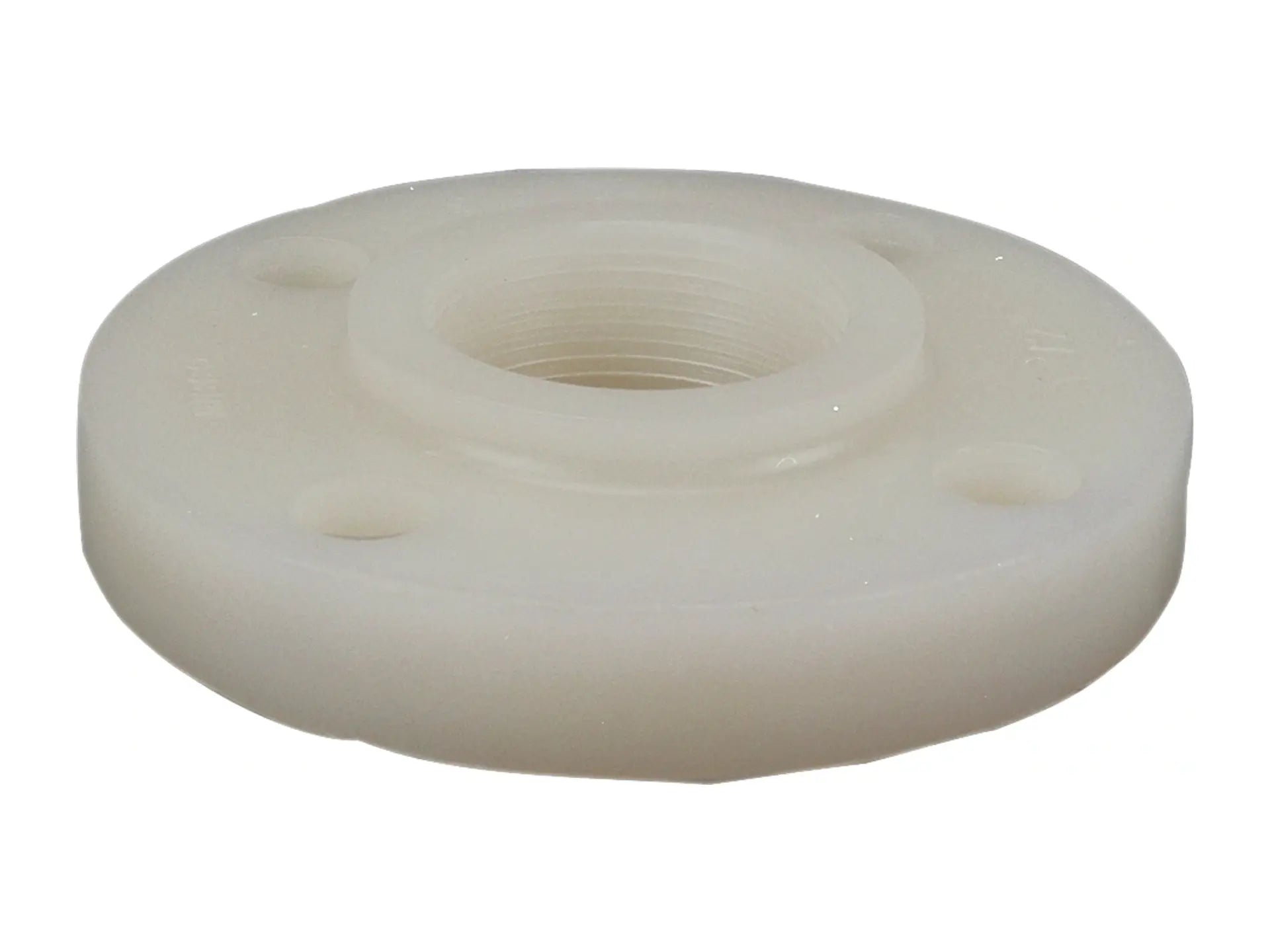 NIBCO CE04750, 1/2in. Thread Flange Kynar Natural PVDF Schedule 80, One-Piece Solid Design 6651-H3