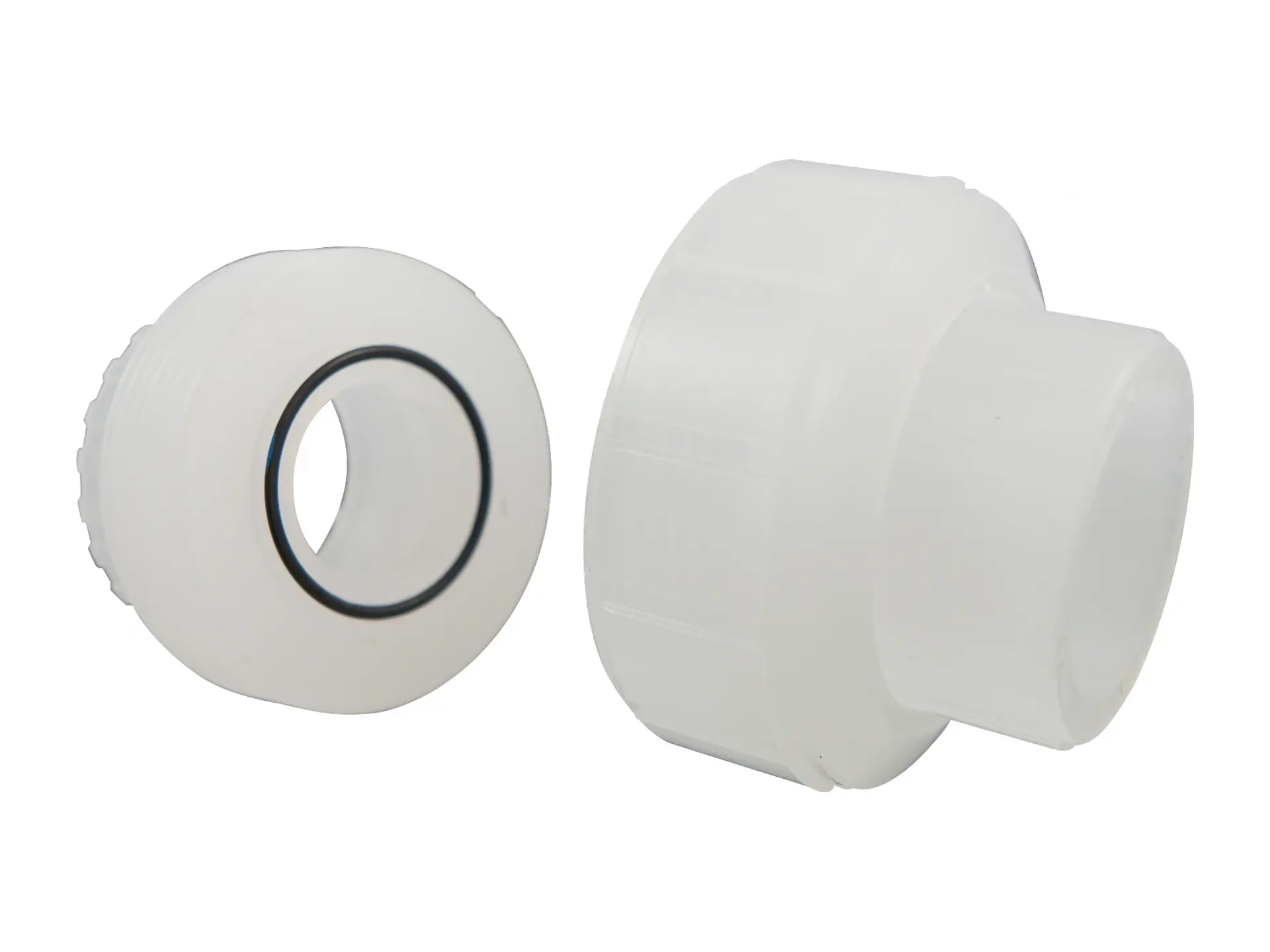 NIBCO CN05000, 1/2in. FKM/EPDM Socket Union S x S Chem-Pure Natural Polypropylene Schedule 80 6233