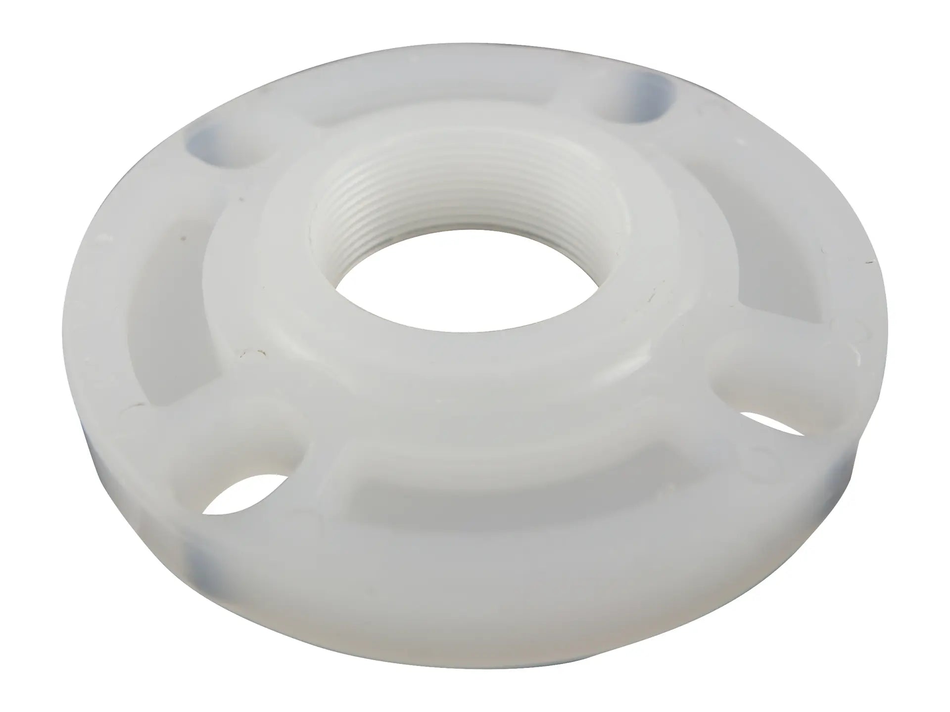 NIBCO CN06850, 2in. Thread Flange Chem-Pure Natural PP Sch 80, One Piece Webbed Design