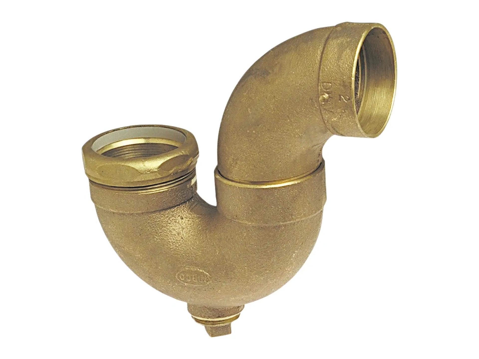 NIBCO E540300, 1-1/2 in. x 1-1/2 in. DWV P-Trap with Cleanout C x SJ x Cleanout w/Plug , Cast 880