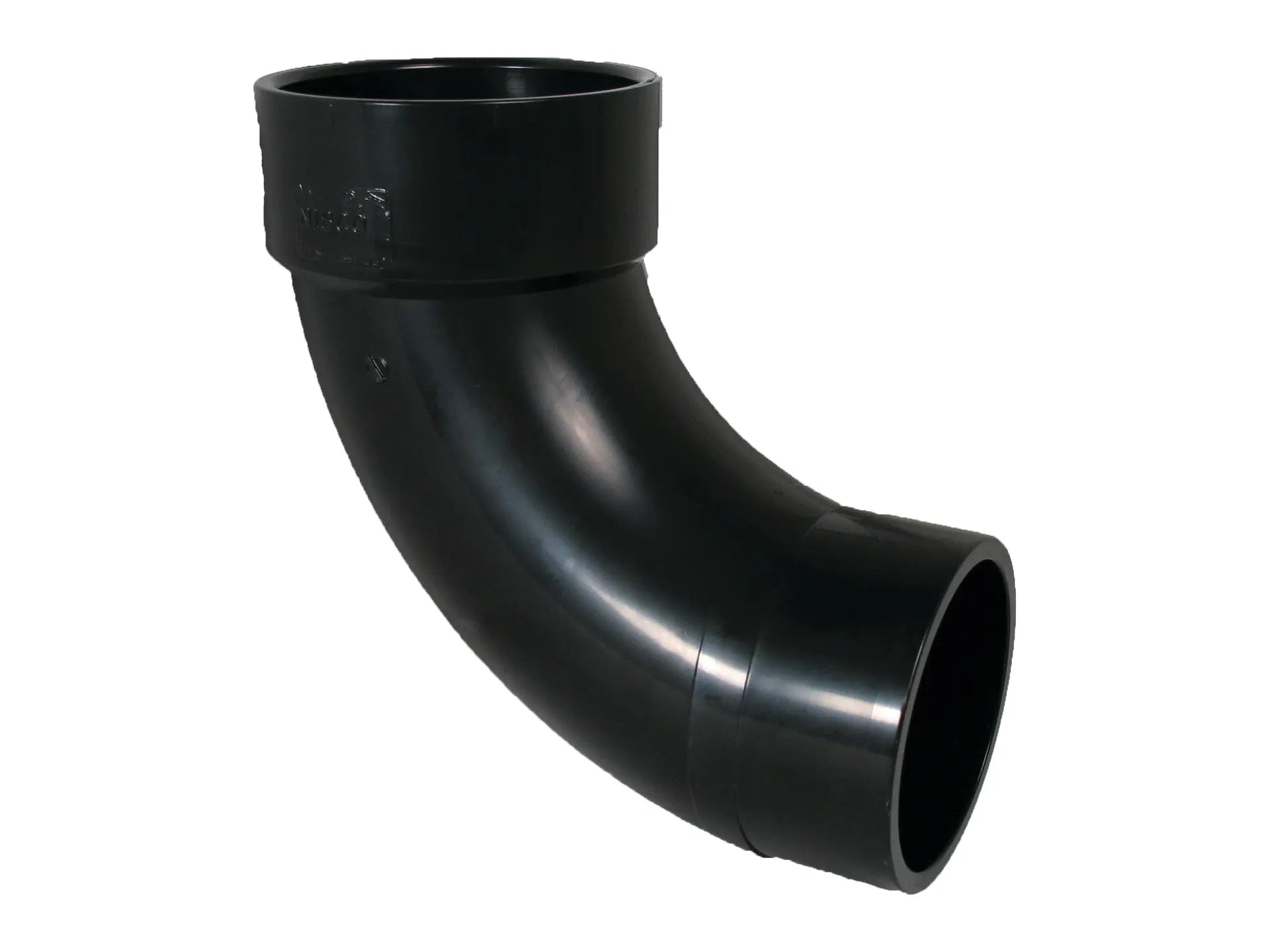 NIBCO I057200, 1-1/2 in. x 1-1/2 in. 90° Long Turn Street Elbow Spg x H ABS DWV 5807-2-LT