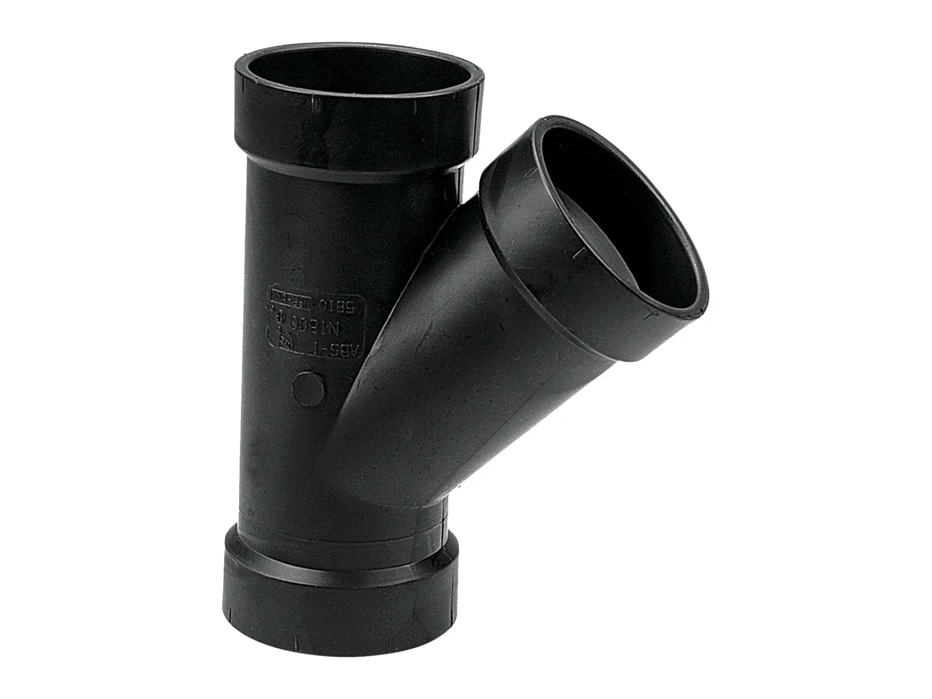 NIBCO I090000, 1-1/4 in. x 1-1/4 in. x 1-1/4 in. 45° Wye H x H x H ABS DWV 5810