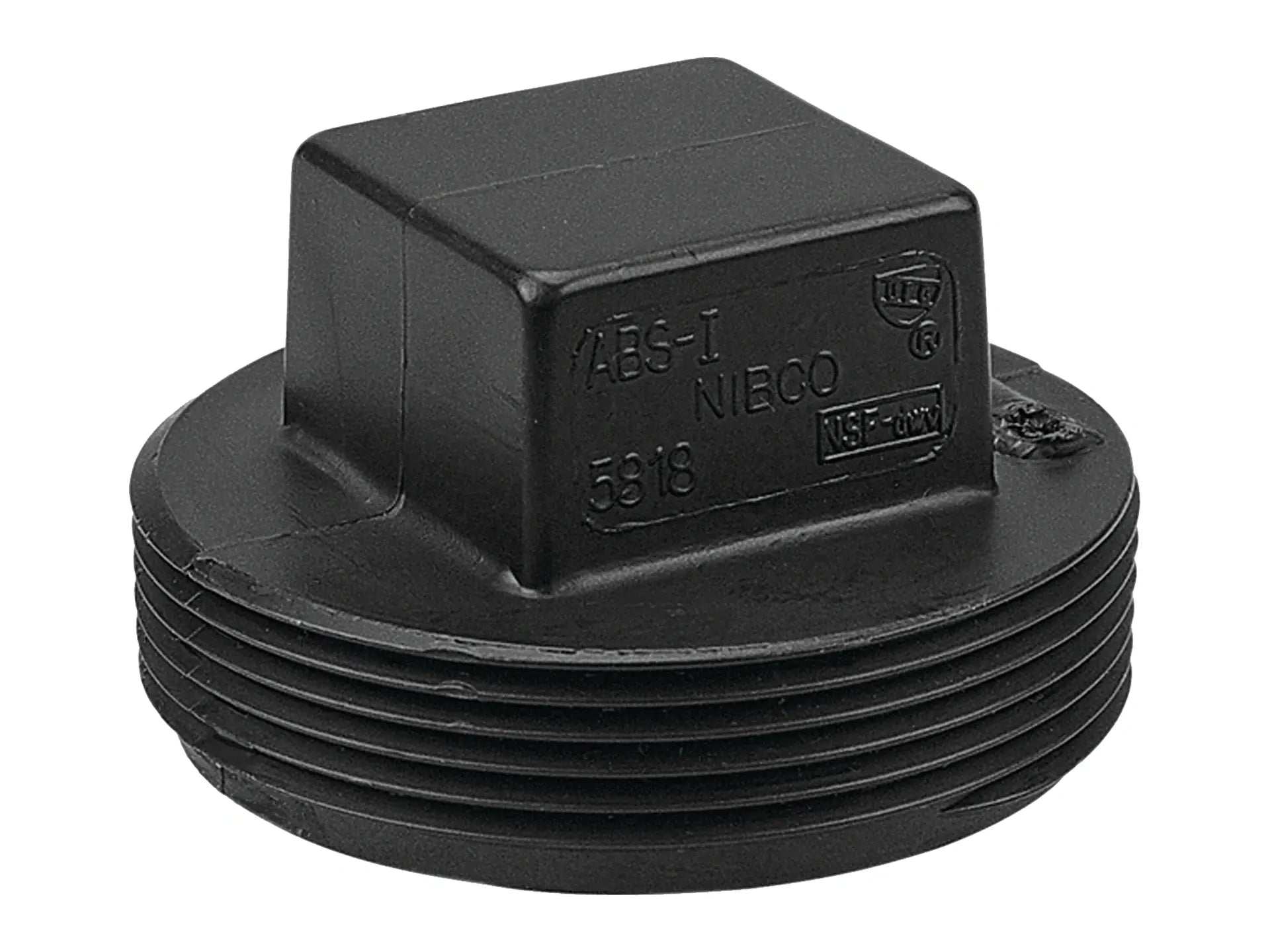 NIBCO I177150, 1-1/4 in. Plug MIPT ABS DWV 5818