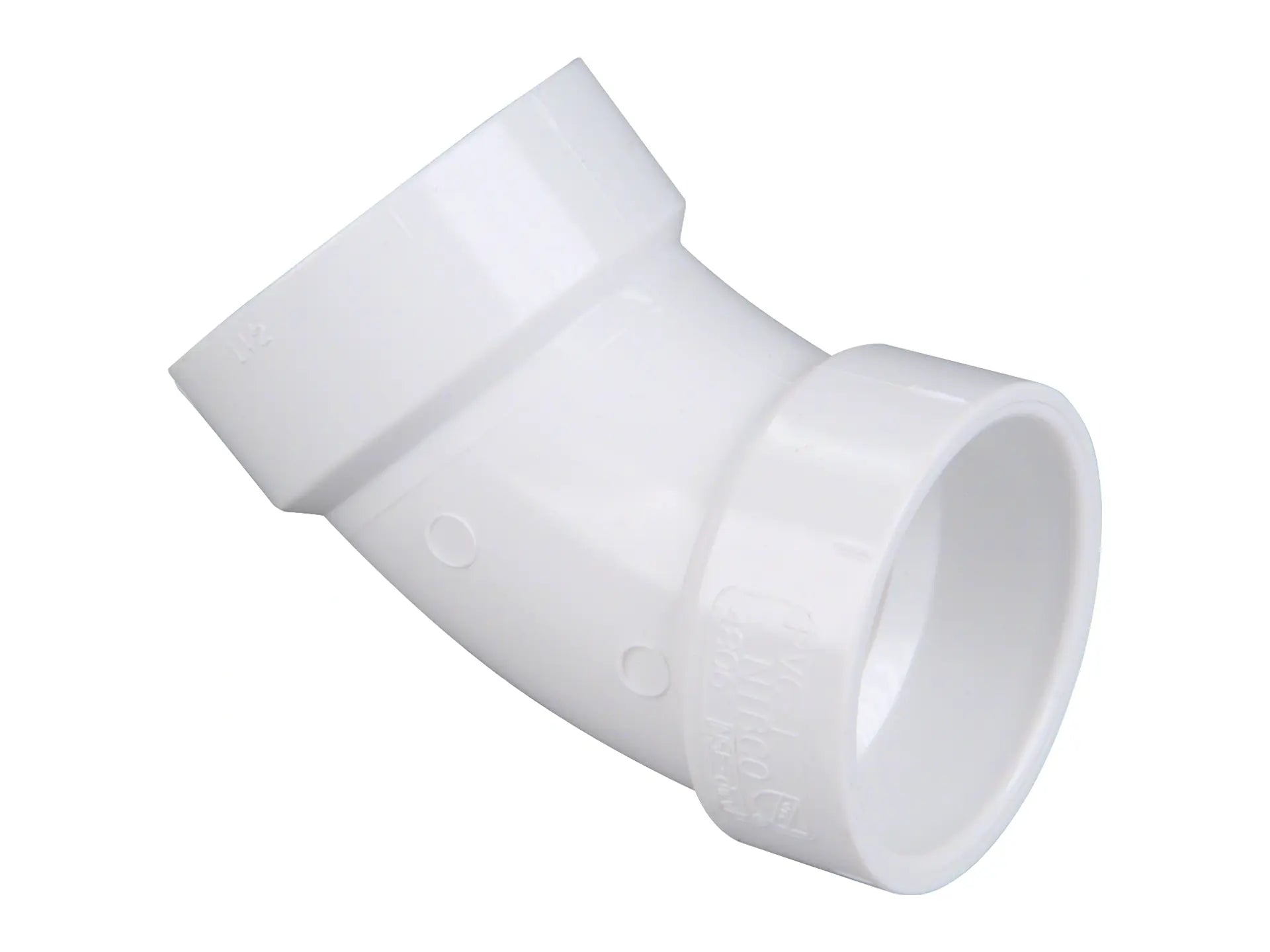 NIBCO K042500, 1-1/4 in. x 1-1/4 in. 45° Elbow H x H PVC DWV 4806