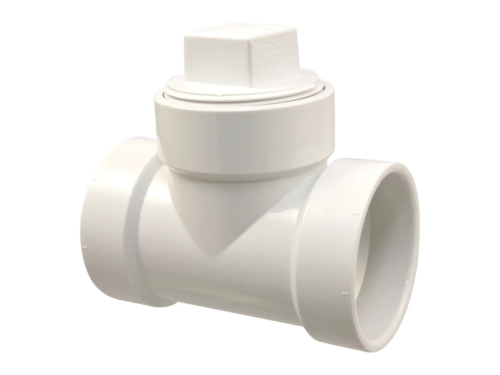 NIBCO K159050, 1-1/2 in. x 1-1/2 in. x 1-1/2 in. Test Tee H x H x Cleanout with Plug PVC DWV 4814