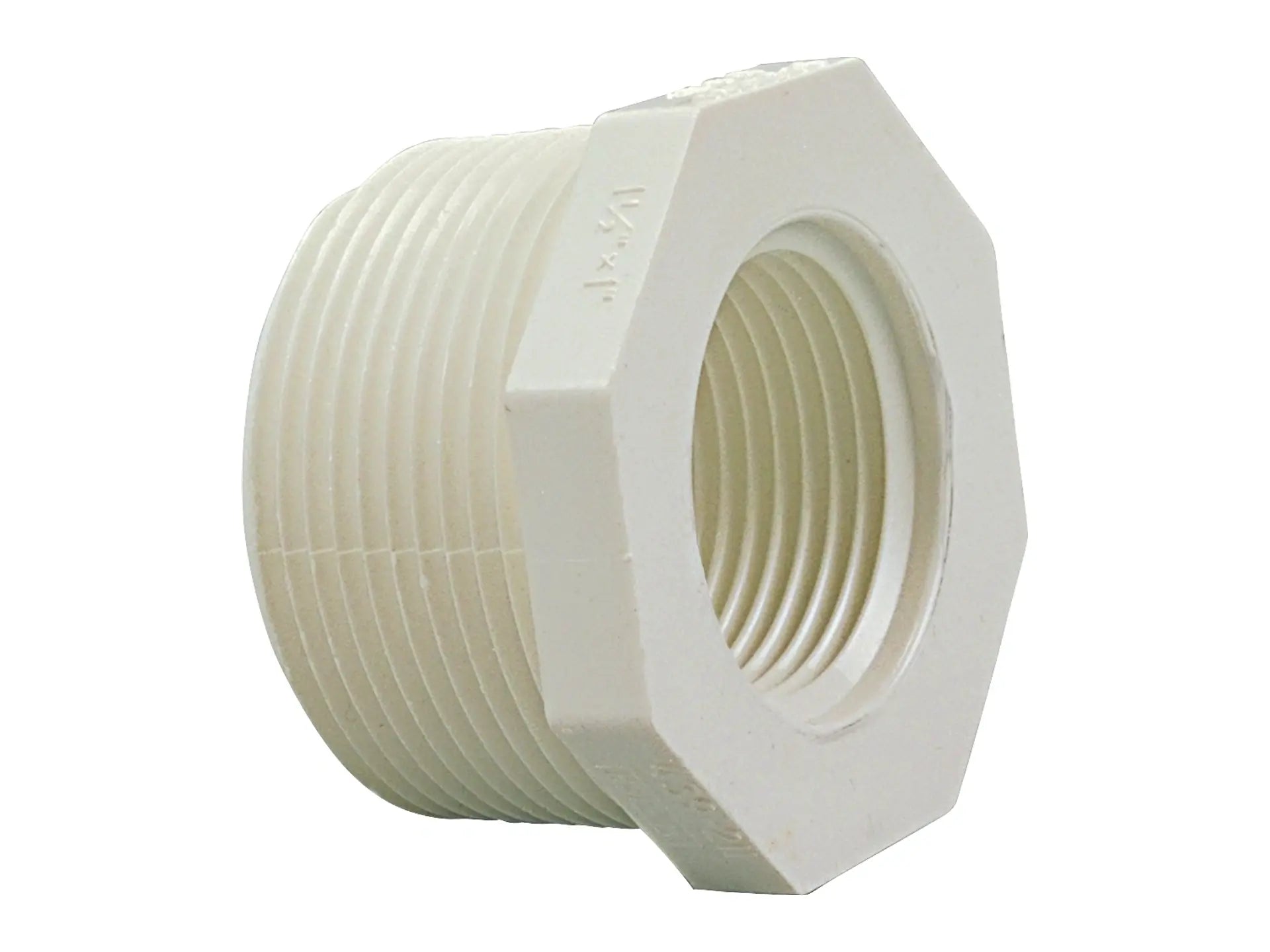 NIBCO L180800, 1/2 in. x 1/4 in. MxF Bushing PVC 40 439-072