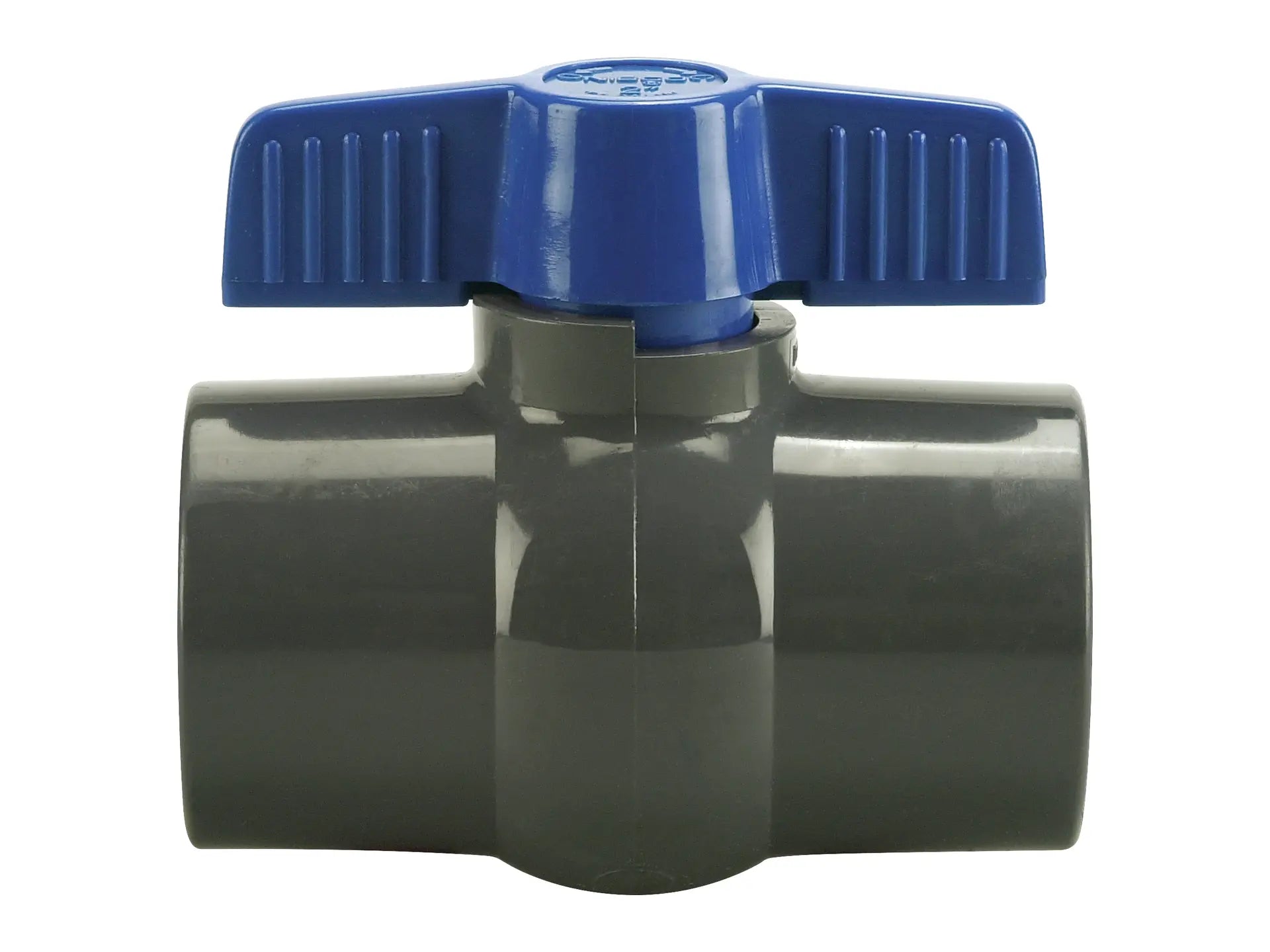 NIBCO MA064A6, 1/2 in. Ball Valve Socket, Compact Economy, PVC Schedule 80, EPDM S45CEE