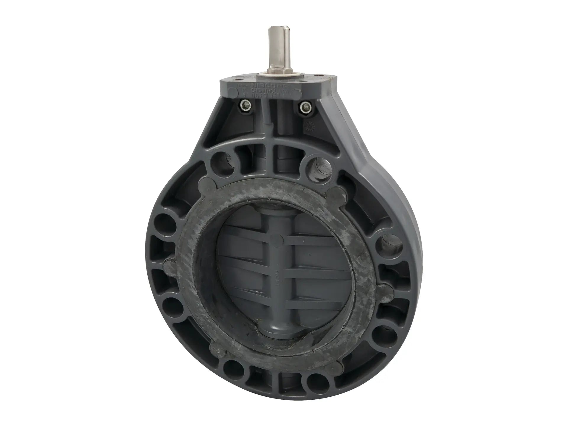 NIBCO MA386AH, 4 in. Butterfly Valve Model B, PVC Schedule 80, EPDM W45BFEGO