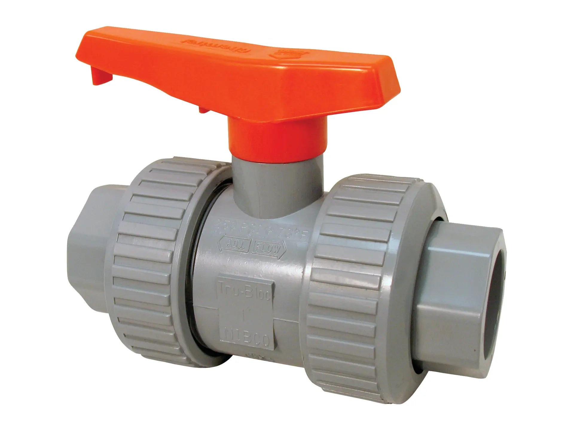 NIBCO MB597AF, 3in. Bleach Ball Valve Model C, Socket, Tru-Bloc True Union, Vented Ball Corzan CPVC