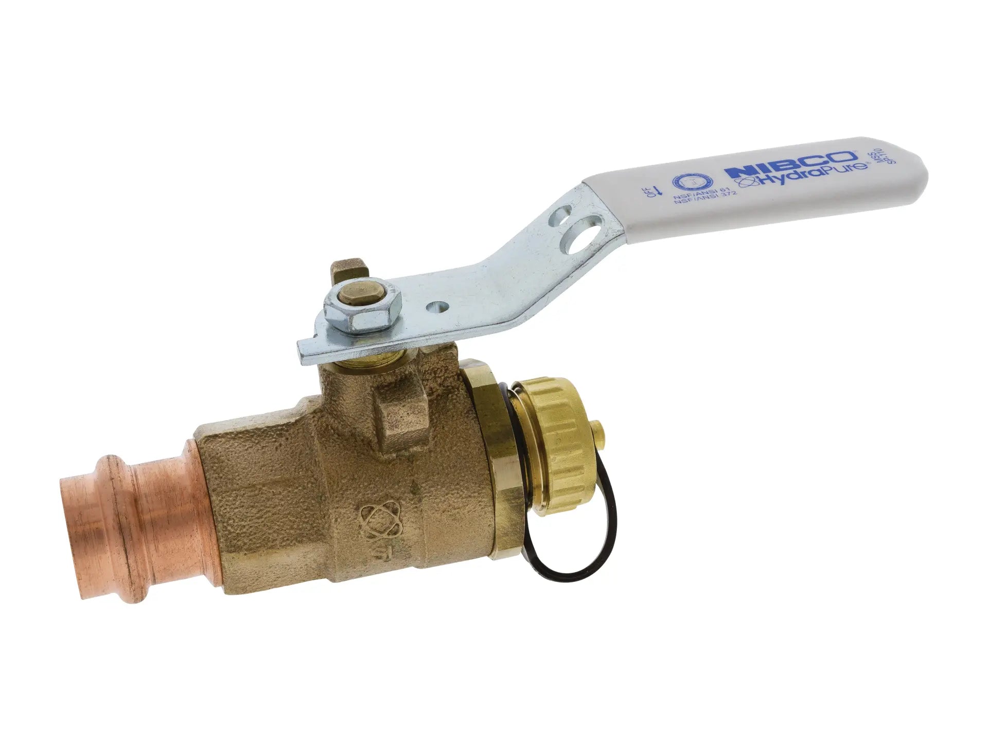 NIBCO NFB84HH6, 1/2 in. x 1/2 in. Ball Valve Lead-Free