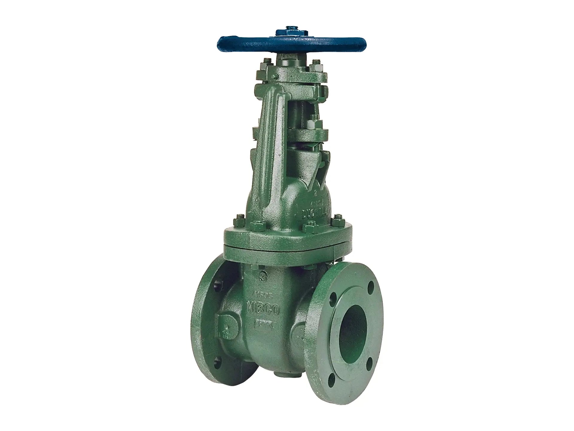 NIBCO NHAL13E, 2-1/2 in. Gate Valve Class 150, Ductile Iron, Raised Face Flanges F-637-31-B7-GP