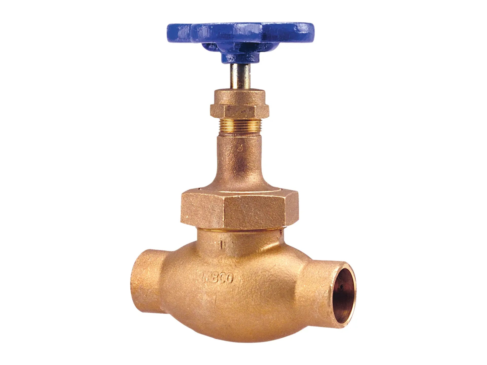 NIBCO NJ34058, 3/4 in. Globe Valve Bronze, Class 150, Solder Ends S-235-Y-STP