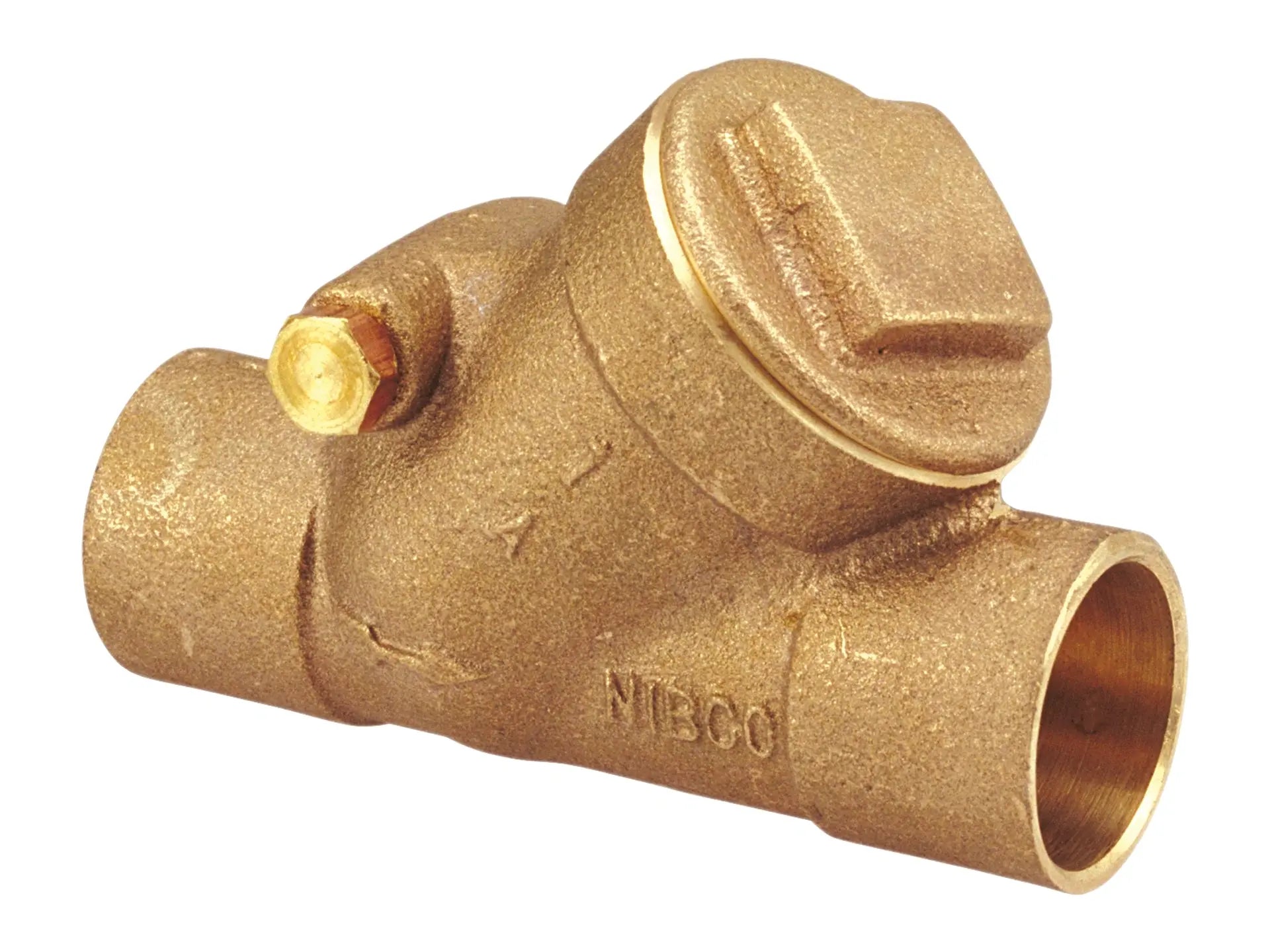 NIBCO NJ75004, 1/4 in. Check Valve Bronze, Class 125, Buna-N Seat Disc S-413-W