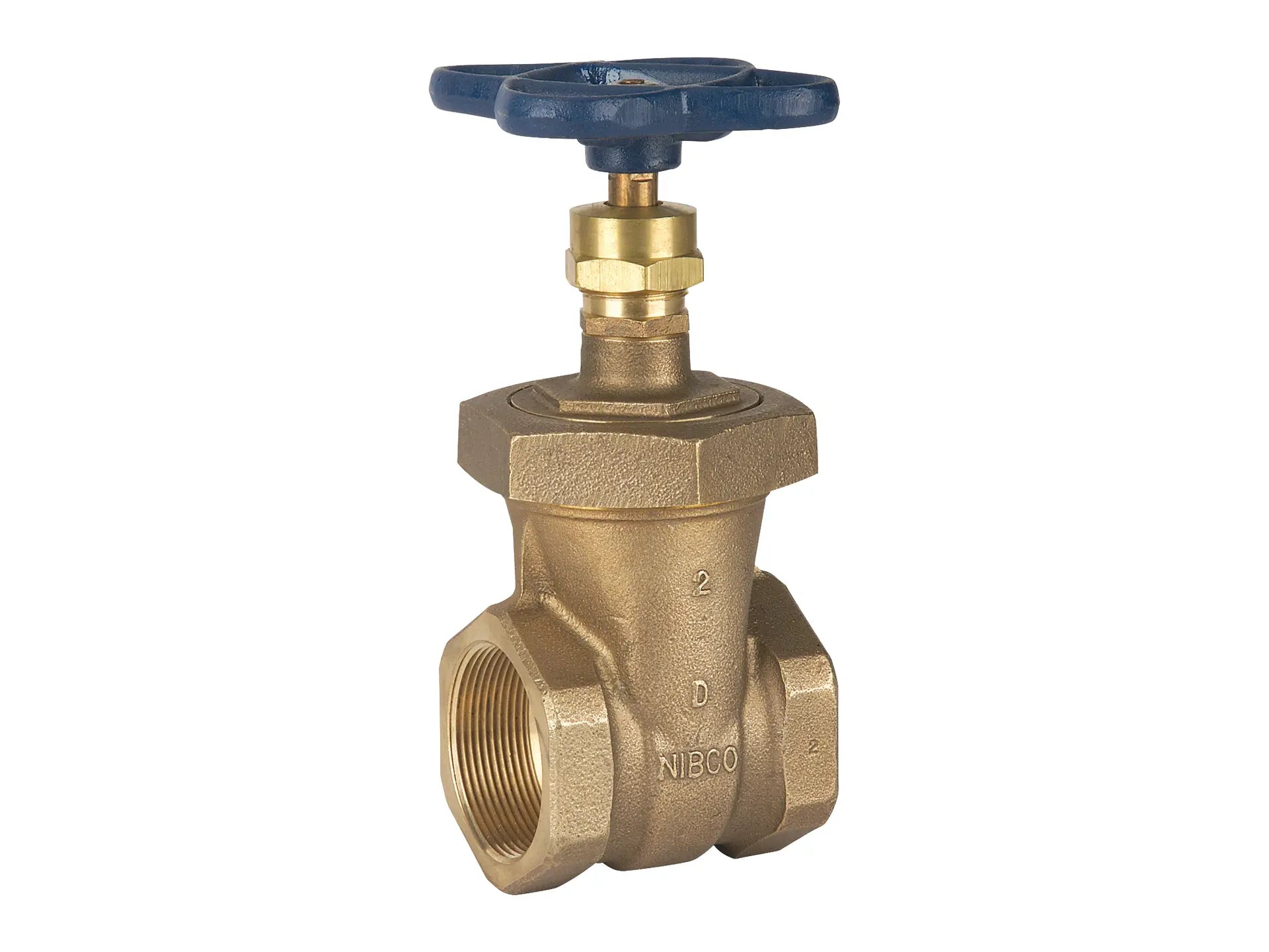 NIBCO NL1T0T4, 1/4 in. Gate Valve Bronze, Non-Rising Stem, Union Bonnet, Threaded T-136-STP
