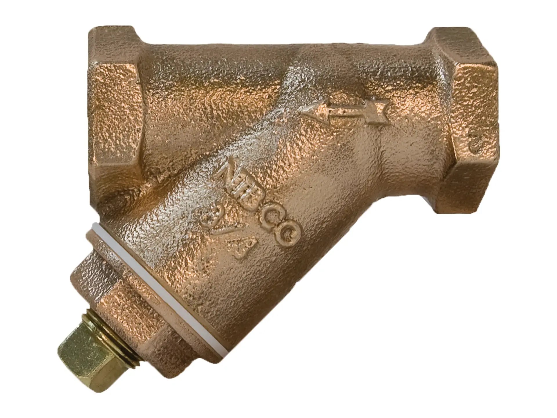 NIBCO NL2RA04, 1/4 in. Strainer Bronze, Perforated Screen, Threaded Ends T-222-A