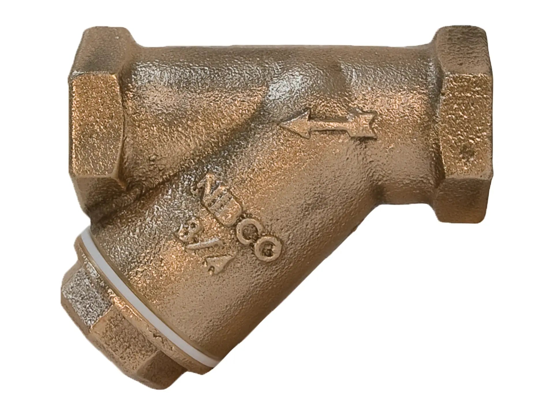 NIBCO NL2RB0C, 1-1/2 in. Strainer Bronze, Solid Cap, Threaded Ends T-222-B