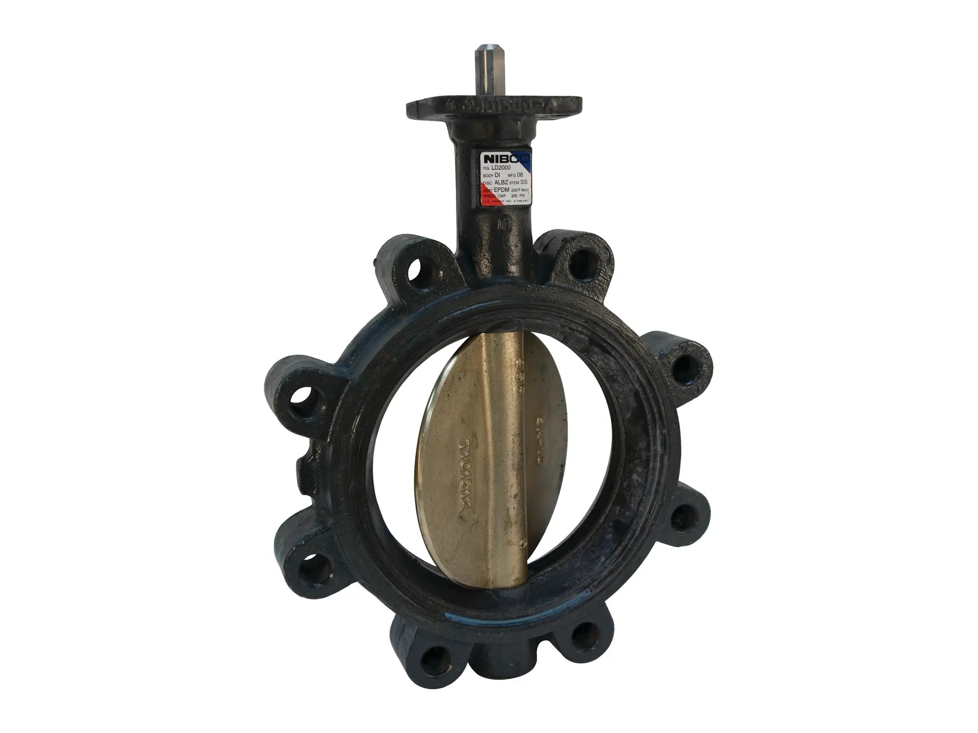 NIBCO NLG090H, 4 in. Butterfly Valve Ductile Iron, Lug Type, 200 PSI LD-2000-0