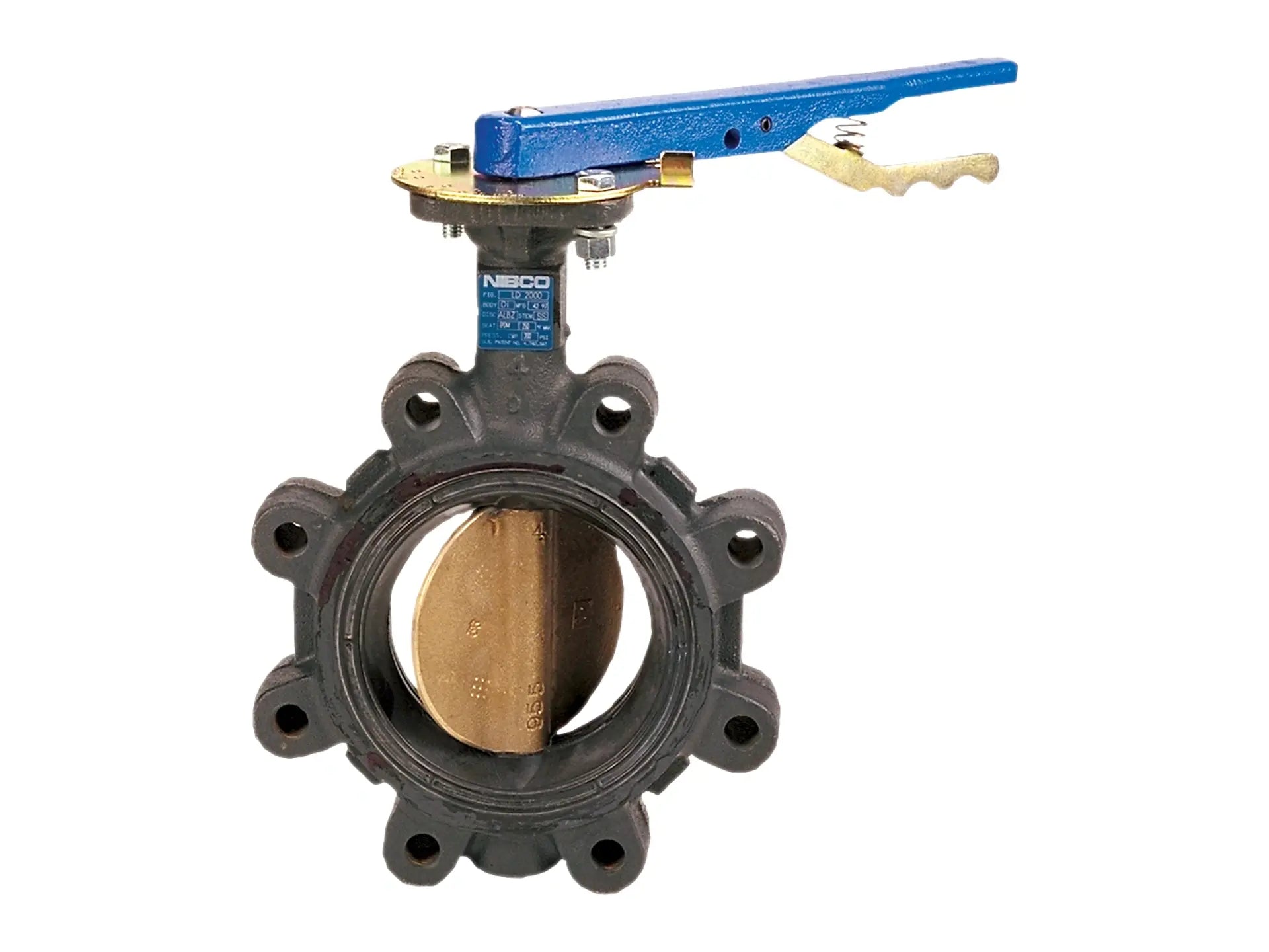 NIBCO NLG700D, 2 in. Butterfly Valve Ductile Iron, Lug Type, 250 PSI LD-3000-0