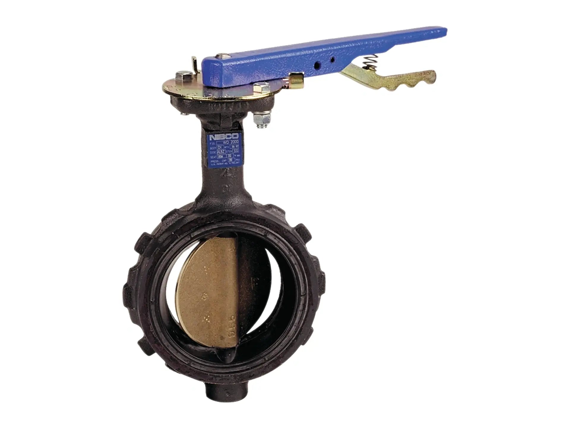 NIBCO NLH045D, 2 in. Butterfly Valve Ductile Iron, Wafer Type, 100 PSI, Actuated WD-L000-0