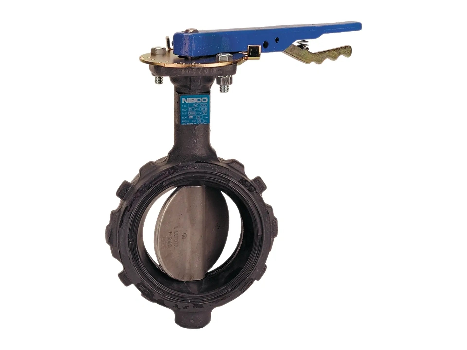 NIBCO NLH310D, 2 in. Butterfly Valve Ductile Iron, Wafer Type, 100 PSI, Actuated WD-L122-0