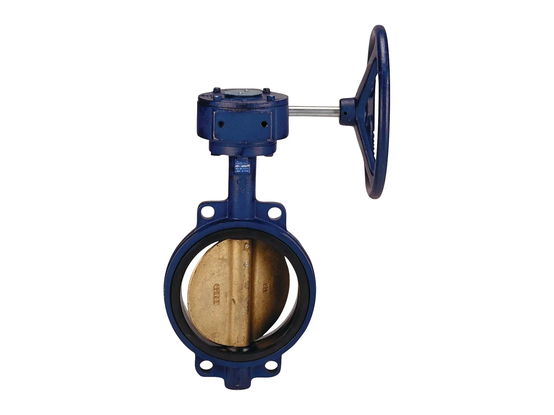 NIBCO NLJ150K, 6 in. Butterfly Valve , Cast Iron, International, Wafer, Bronze Disc N-200-145-GO