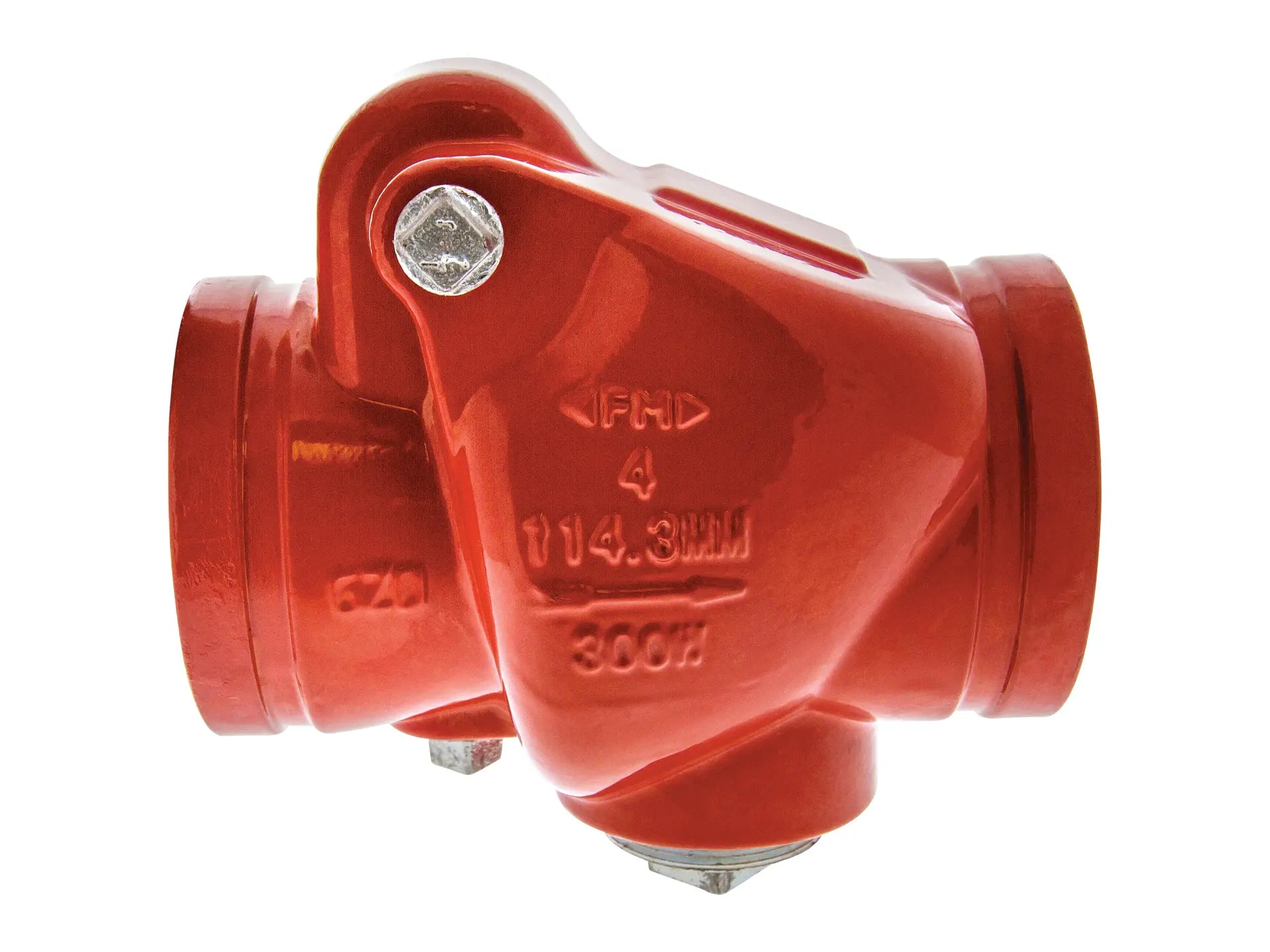 NIBCO NLN305E, 2-1/2 in. Check Valve Grooved Iron G997