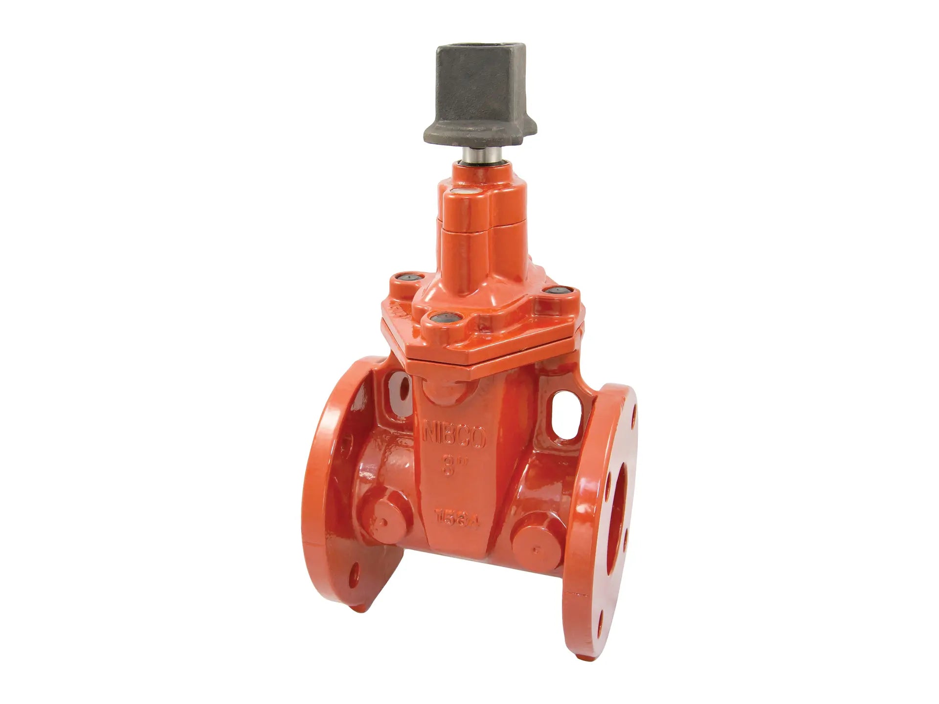 NIBCO NSAC07H, 4 in. Gate Valve Ductile Iron, Resilient Wedge, Square Operating Nut F-619-RWS-SON