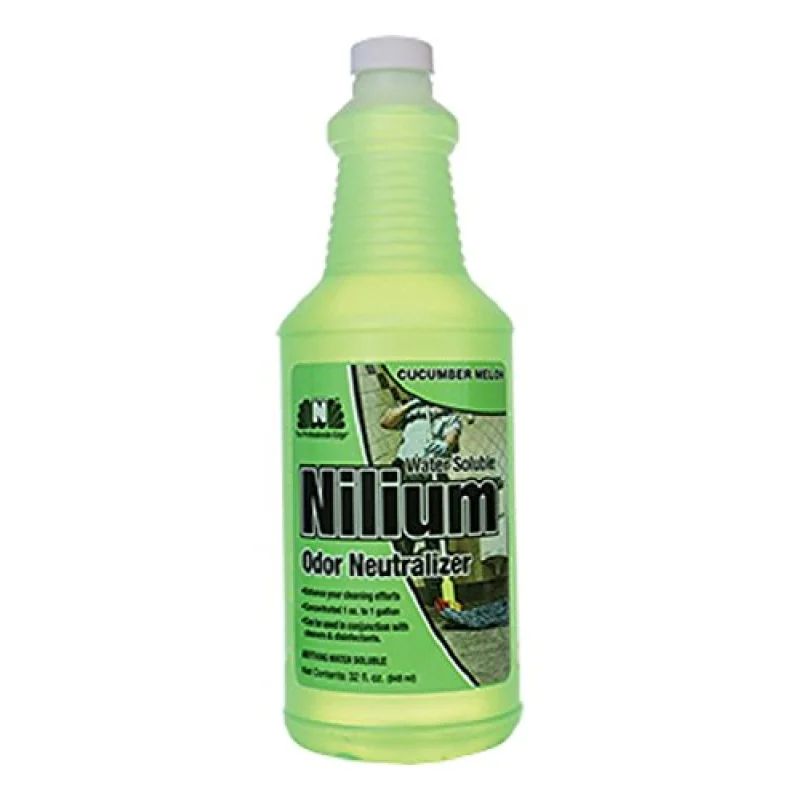 Nilodor Nilium Water Soluble Odor Neutralizer Concentrate, Cucumber Melon, 1 Quart, 32 oz, (32 WSCM) 10″ Height, 3.25″ Width
