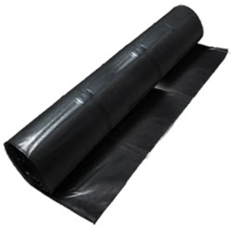 Poly Sheeting – Black Poly Sheeting – 20′ X 100′, 6 Mil Thickness (1 Roll) – CWC-190640