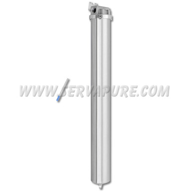 Quantrol QFP1X30-1.0, 30'' 316SS Single Cartridge Filter Housing
