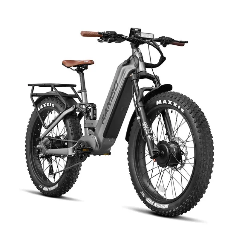 Rambo Hellcat 2.0 FS Electric Bike Gunmetal Grey & Buckskin