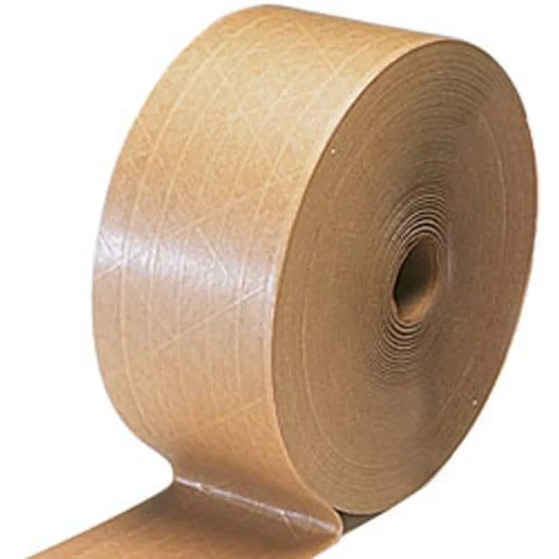 Reinforced Water Activated Kraft Tape – 2 3/4″ x 450′ (Pack of 10 rolls)