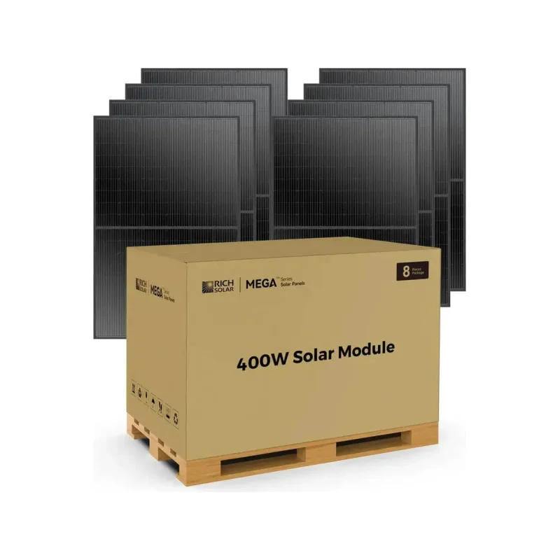 Rich Solar MEGA 400 Watt Monocrystalline Solar Panel | High Efficiency | Best Panel for Grid-Tie and Off-Grid