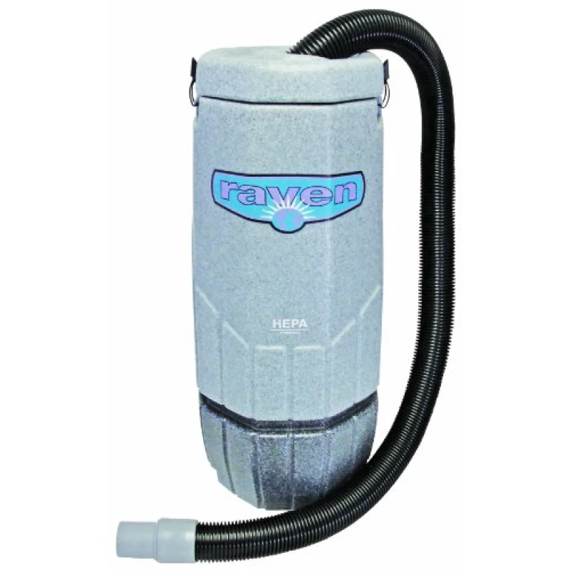Sandia 20-3001 HEPA Raven Commercial Backpack Vacuum with 5 Piece Standard Tool Kit, 10 Quart Capacity