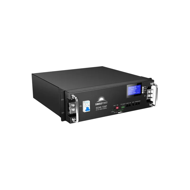 SunGoldPower 48V 100Ah Server Rack LiFePO4 Lithium Battery SG48100P