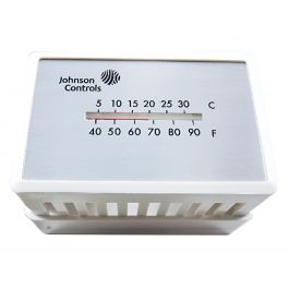 Johnson Controls T-4000-3140 White Thermometer Cover Horizontal