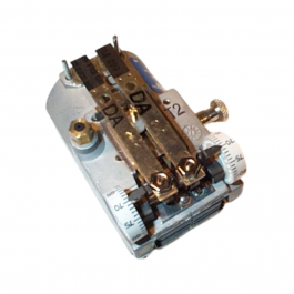 Johnson Controls T-4516-202 Pneumatic Thermostat Direct Acting Vertical Mount Dual Temperature