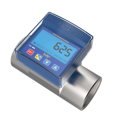 ICON TK3B-08-SS Battery Operated SS Paddle Flow Meter, 1/4" Connection