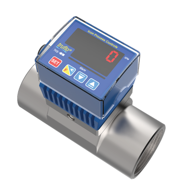 ICON TK3S-10-SS, SS Paddle Flow Meter, 3/8" Connection, Flow Rate Pulse + Relay Output