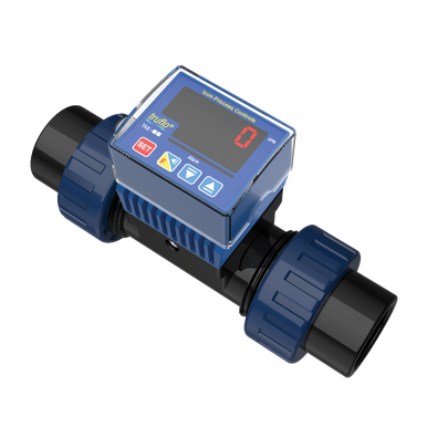 ICON TKS-20-PFlow Meter, 3/4" Connection, 1.5-45 GPM, Flow Rate Pulse + Relay Output
