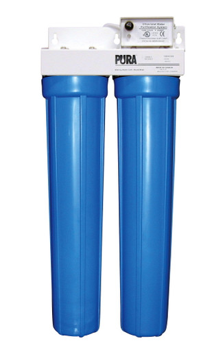 Pura 15720521 UV20-2-SD5 UV & 5 Micron Sediment Filter System, 10 GPM, 115 VAC, NO
