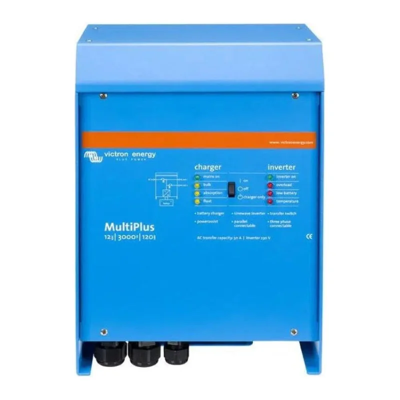 Victron | MultiPlus 12/3000 | 12V Input | 3000VA Output 120V | 120A Charger | Transfer Switch