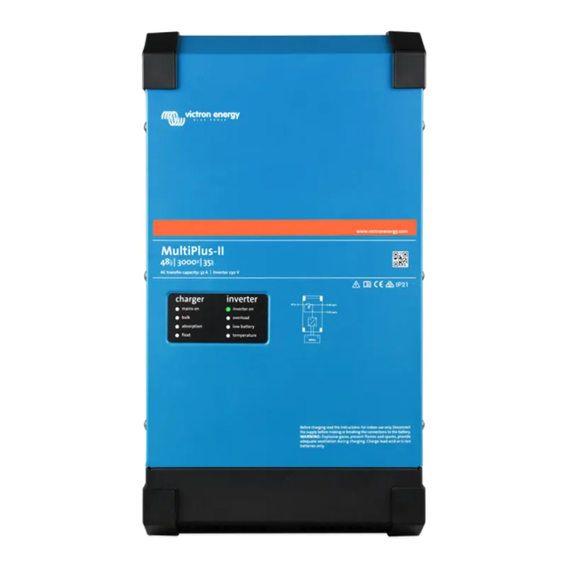 Victron | MultiPlus-II 48/3000 | 48V Input | 3000VA Output 120V | 35A Charger | Transfer Switch