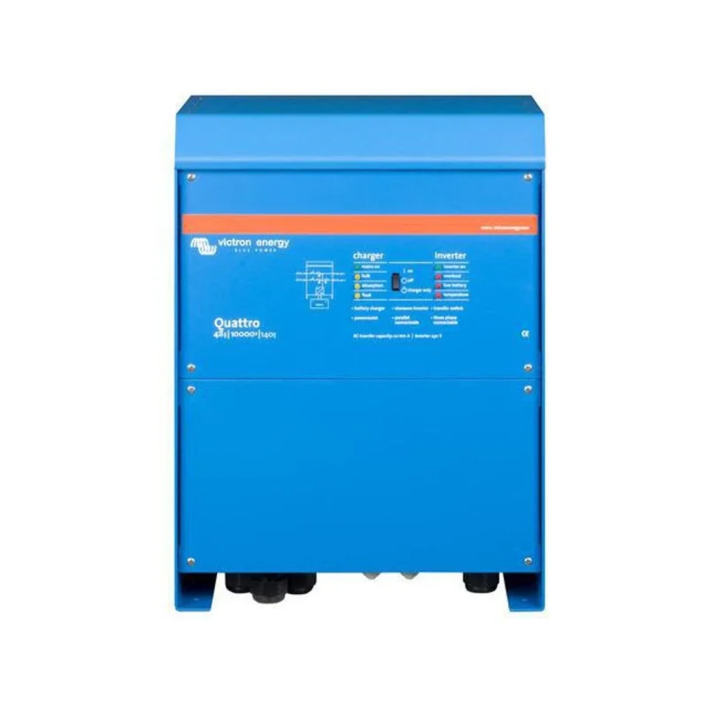 Victron | Quattro 48/10000 | 48V Input | 10000VA Output 120V | 140A Charger | Transfer Switch