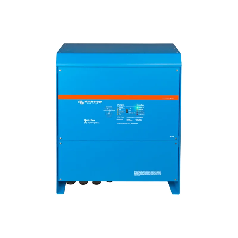 Victron | Quattro 48/15000 | 48V Input | 15000VA Output 230V | 200A Charger | Transfer Switch
