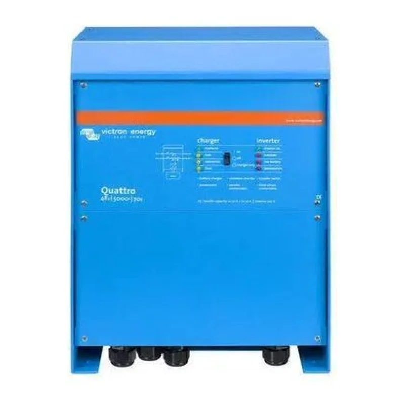 Victron | Quattro 48/5000 | 48V Input | 5000VA Output 120V | 70A Charger | Transfer Switch