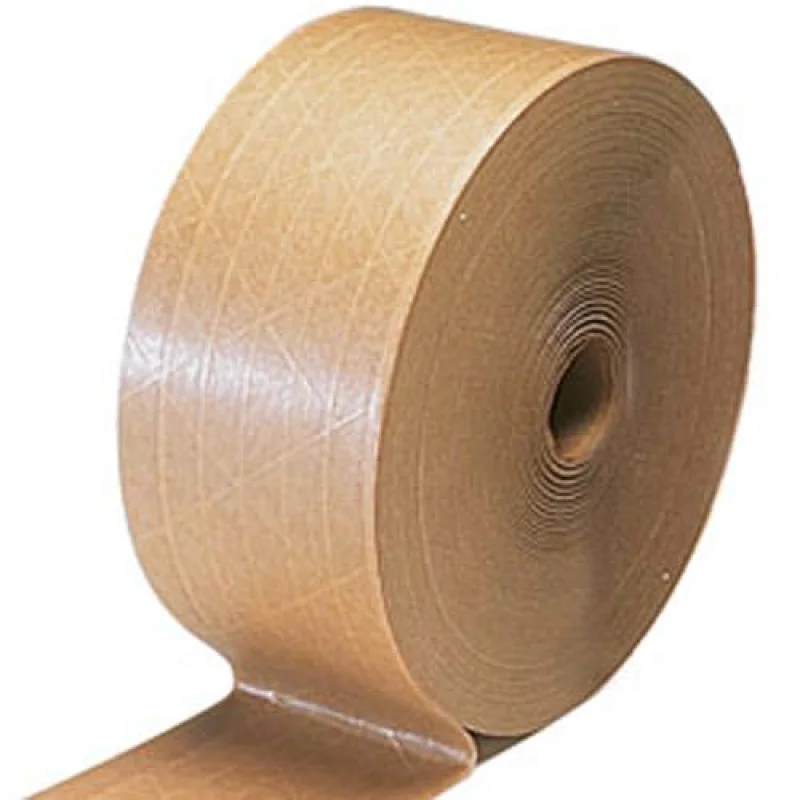 Water Activated Kraft Tape, 3″ x 600′ (Pack of 10 rolls)