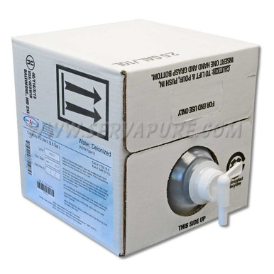 ServAPure SAP-DI-10L, 10 Liter (2.5 Gallon) Jug of Deionized Water